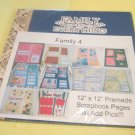 Family 4 - Premade 12x12 Scrapbook