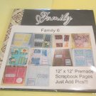 Family 6 - Premade 12x12 Scrapbook