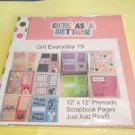 Girl Everyday 19 - Premade 12x12 Scrapbook