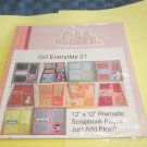Girl Everyday 21 - Premade 12x12 Scrapbook