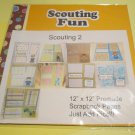 Scouting 2- Premade 12x12 Scrapbook