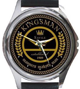 Kingsman Manners Maketh Man Round Metal Watch