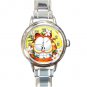 Garfield The Cat Round Italian Charm Watch