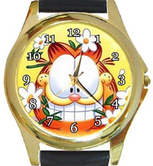 Garfield The Cat Gold Metal Watch