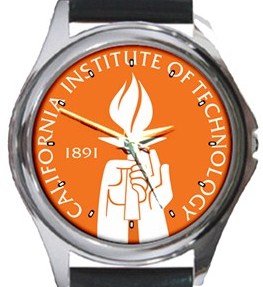California Institute of Technology Caltech Round Metal Watch