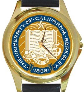 University of California Berkeley Gold Metal Watch