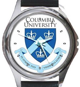 Columbia University Round Metal Watch