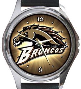 Western Michigan University Round Metal Watch