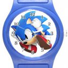 Super Sonic Blue Plastic Watch