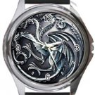Targaryen Game of Thrones Round Metal Watch