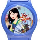 Mulan Blue Plastic Watch