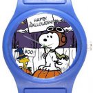 Happy Halloween Boo Blue Plastic Watch