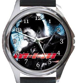 Tom Cruise Mission Impossible Round Metal Watch