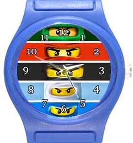 Lego Ninjago Blue Plastic Watch