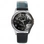 Black Panther Round Metal Watch