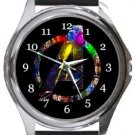 Avengers Infinity War Logo Round Metal Watch