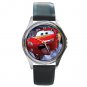 Cars Funny Lightning McQueen Round Metal Watch
