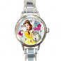 Beautiful Belle Round Italian Charm Watch