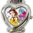 Beautiful Belle Heart Italian Charm Watch