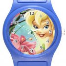Pretty Tinkerbell Blue Plastic Watch