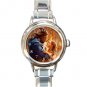 Beauty and the Beast Round Italian Charm Watch