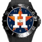 Houston Astros Plastic Sport Watch In Black