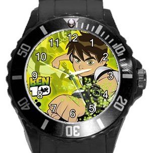 Ben 10 Plastic Sport Watch In Black