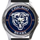 Chicago Bears Round Metal Watch