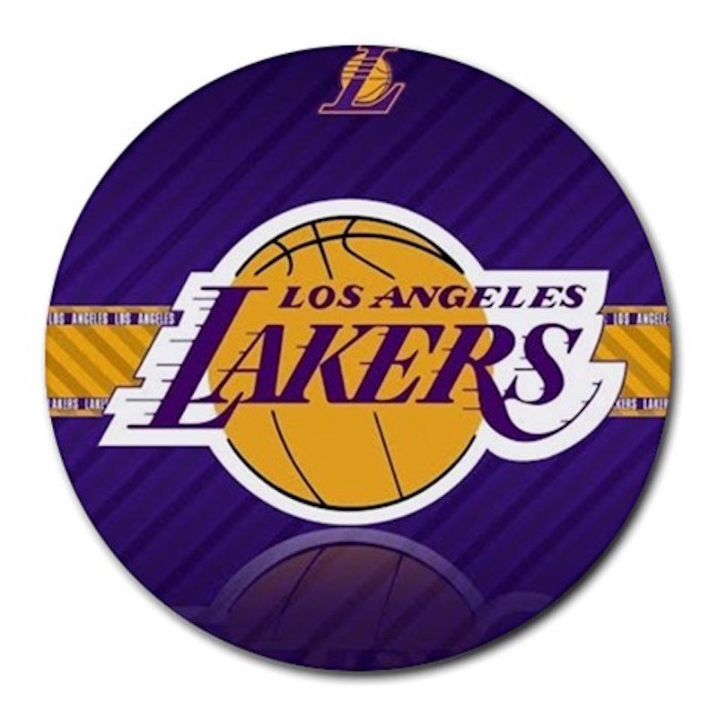 LA Lakers Heat-Resistant Round Mousepad