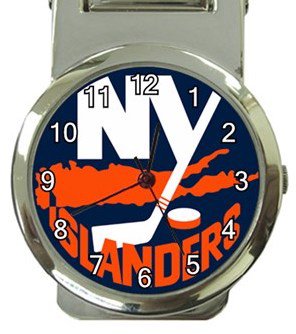 New York Islanders Money Clip Watch