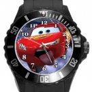 Funny Lightning McQueen Cars Plastic Sport Watch In Black