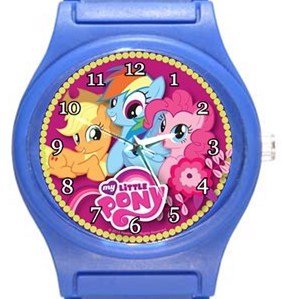Cute My Little Pony Blue Plastic Watch