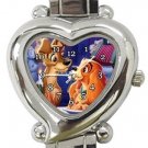 Lady and the Tramp Heart Italian Charm Watch