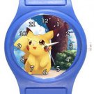 Cute Pikachu Blue Plastic Watch