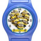Love Minions Blue Plastic Watch