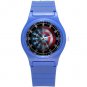 Captain America Shield Blue Plastic Watch