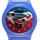 Superman Blue Plastic Watch