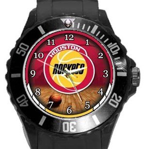 Houston Rockets Plastic Sport Watch In Black