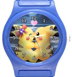 Pikachu Love Blue Plastic Watch