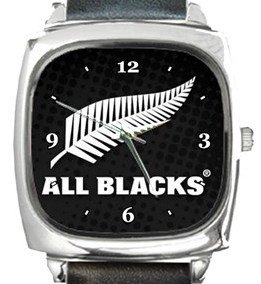 All Blacks Square Metal Watch