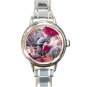 Teddy Bear Love Round Italian Charm Watch