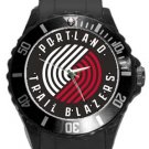 Portland Trail Blazers Plastic Sport Watch In Black