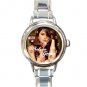 Selena Gomez Round Italian Charm Watch