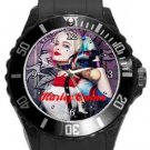 Harley Quinn Plastic Sport Watch In Black
