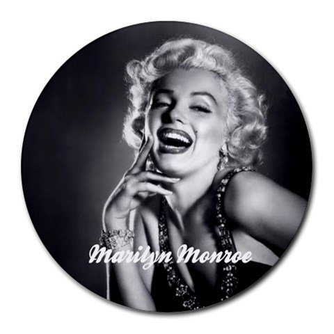 Marilyn Monroe Heat-Resistant Round Mousepad