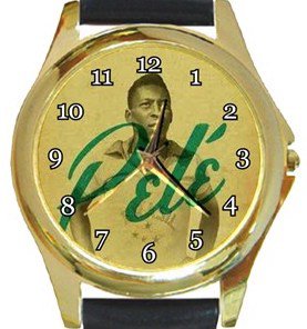 Pele Gold Metal Watch