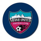 Miami United Football Club Heat-Resistant Round Mousepad