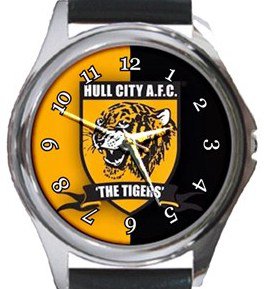 Hull City Round Metal Watch