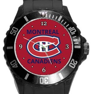 Montreal Canadiens Plastic Sport Watch In Black