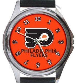 Philadelphia Flyers Round Metal Watch